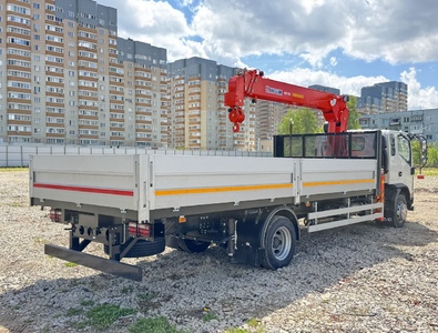 JAC N120-L (МРМ 12т) КМУ KANGLIM KS1154 (5т) БОРТ 6,3х2,55х0,6м